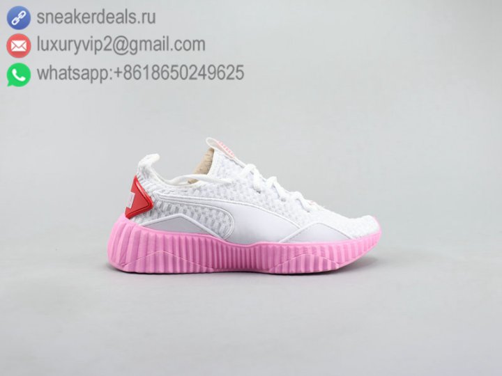 Puma Platform Trace Wns Women Running Shoes White Pink Size 36-39
